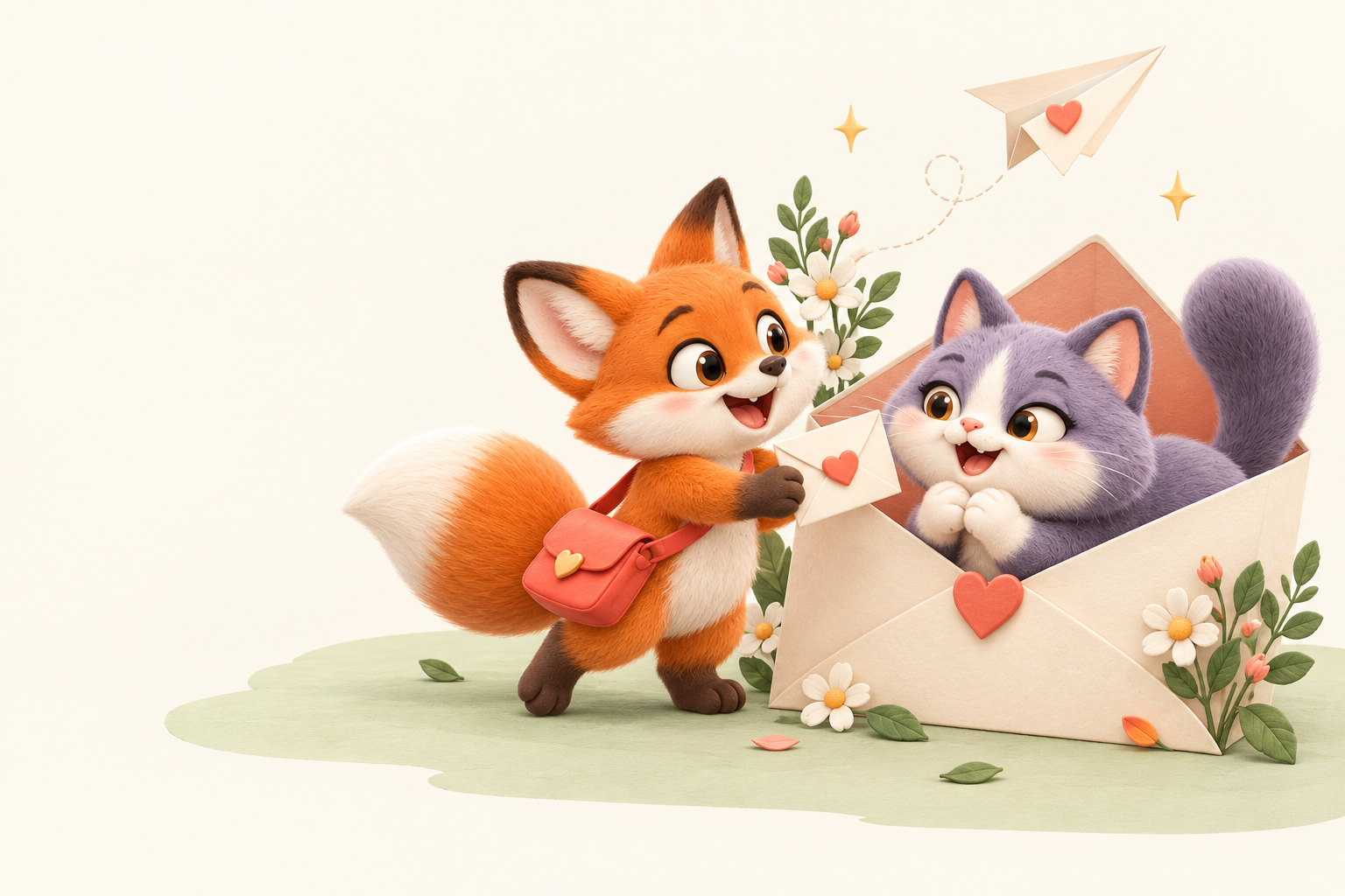 A very special delivery. — ANIMAIL illustration