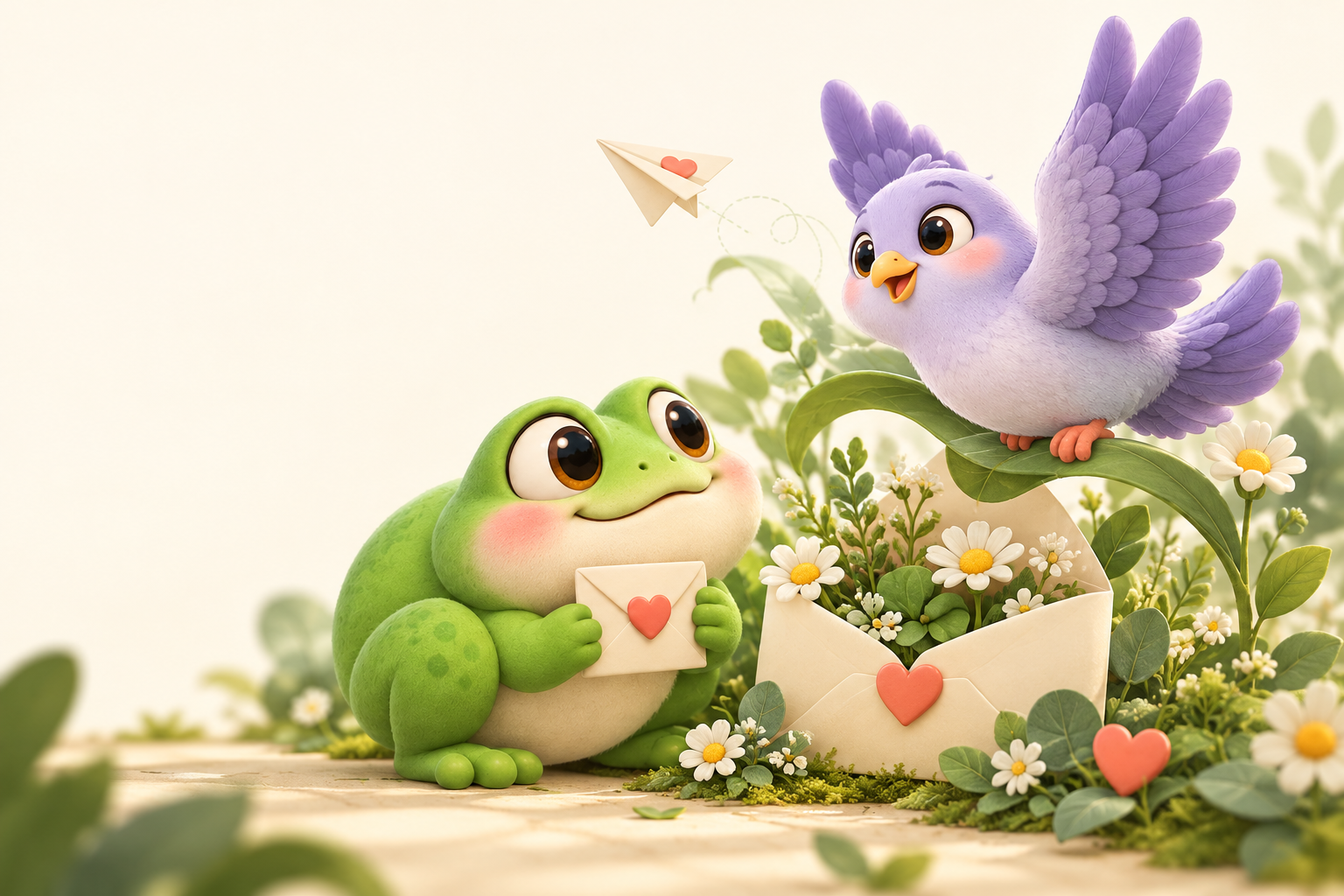 A little inbox garden. — ANIMAIL illustration